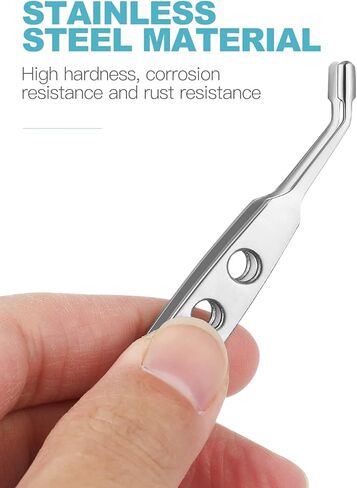 Meibomian Gland Expressor, Stainless Steel Eyelid Massage Tweezers Dry Eye Eyelid Clean Tools Eye Stye Treatment Remover Meibomian Gland in Saudi Arabia