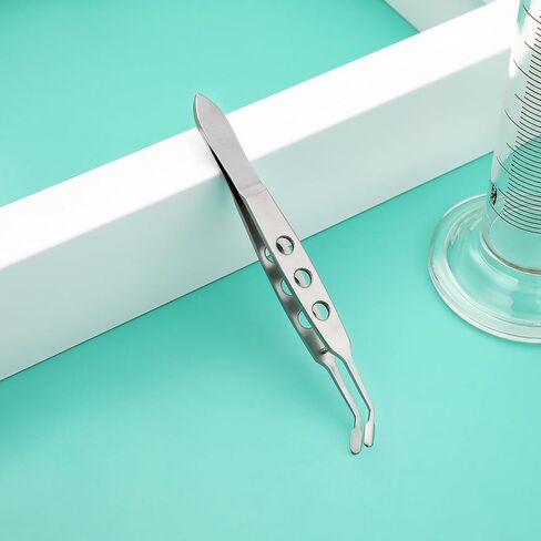 Meibomian Gland Expressor, Stainless Steel Eyelid Massage Tweezers Dry Eye Eyelid Clean Tools Eye Stye Treatment Remover Meibomian Gland in Saudi Arabia