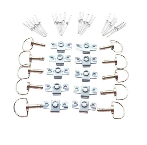 10 Sets 17mm Motorcycle Quick Release D Ring 1 4 Turn Race Fairing Fasteners 17mm 10Sets(Gold) in Saudi Arabia