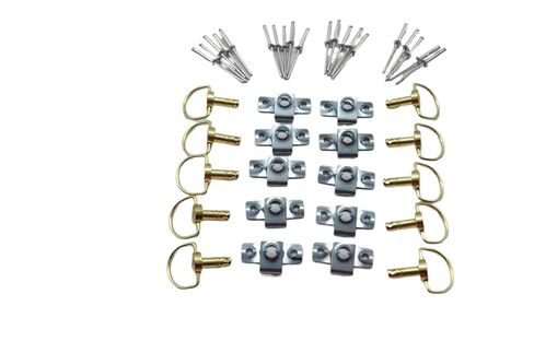 10 Sets Motorcycle Quick Release D Ring 1 4 Turn Race Fairing Fasteners 17mm(A) in Saudi Arabia