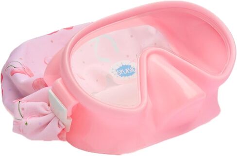 Splash Place Kids Swimming Mask with Fabric Strap | Youth Swim Snorkel Goggles with Nose Cover - No More Tangled Hair in Kuwait