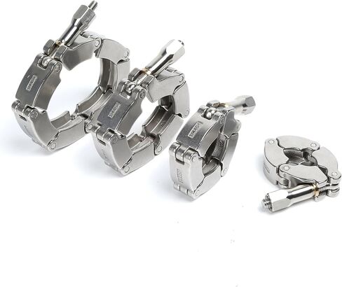 Stainless Steel Chain Clamping Flanges SS316L Chain Clamping Flanges Heavy Duty Clamping Flanges (KF25 253g) in Saudi Arabia