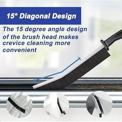 4PCS Crevice Cleaning Brush, Hard Bristle Crevice Cleaning Brush, Multifunctional Cleaning Gap Brush Tool for Home, Bathroom, Kitchen, Window Track, Bathtub, Vehicle, Faucets, Bowl, Teapot, Cup Use in Saudi Arabia