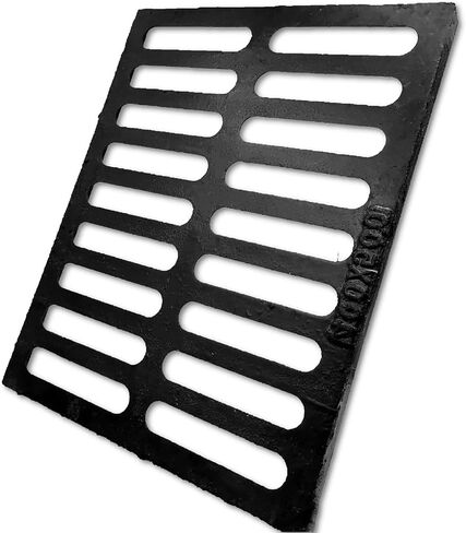 شبكة تصريف من الحديد الزهر مقاس 20 × 12 بوصة، غطاء قناة للمشاة شديد التحمل من الفئة A بوزن 3372 رطلًا، شبكة تصريف للخندق في الهواء الطلق، غطاء مجاري معدني مستطيل أسود لحركة القدم (صحيح 19.7 × 11.8) in Kuwait