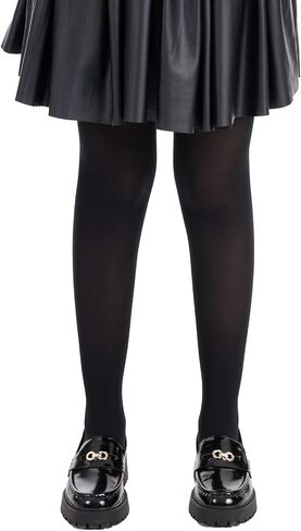 Girls Ballet Tights, Soft Footed Dance Tights for Toddler - Durable Stretch Microfiber Ballet Pantyhose in Saudi Arabia