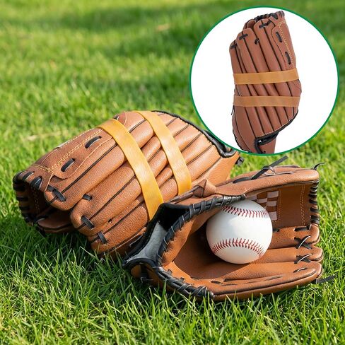 RunNico 20 Pcs Baseball Glove Rubber Band, Baseball Rubber Wrap Band, Elastic Softball Strap Accessories for Players to Keep The Shape of Gloves and Glove Better Care in Saudi Arabia