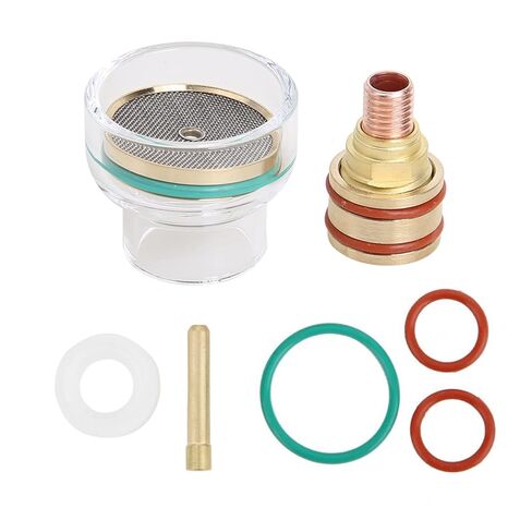 TFM53NCN Welding Torch Kit Glass Cup Collet Gas Lens 1.6mm/2.4mm Nozzle for WP-9/20 Argon Arc Nozzle(1.6mm) in Saudi Arabia