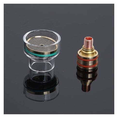 TFM53NCN Welding Torch Kit Glass Cup Collet Gas Lens 1.6mm/2.4mm Nozzle for WP-9/20 Argon Arc Nozzle(1.6mm) in Saudi Arabia