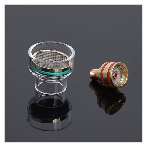 TFM53NCN Welding Torch Kit Glass Cup Collet Gas Lens 1.6mm/2.4mm Nozzle for WP-9/20 Argon Arc Nozzle(1.6mm) in Saudi Arabia