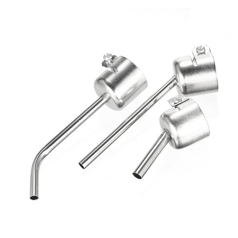 8 قطعة 45 درجة عازمة منحني فوهة محطة لحام محطات الهواء الساخن بندقية الفوهات أداة ل 858D فوهة لحام in Kuwait