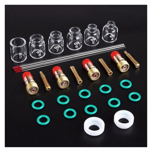 30 قطعة. طقم اللحام، برغي الشعلة، كوب الزجاج الصخري الخشن، إبرة التنغستن WP17 / 18/26 فوهة الملحقات in Kuwait