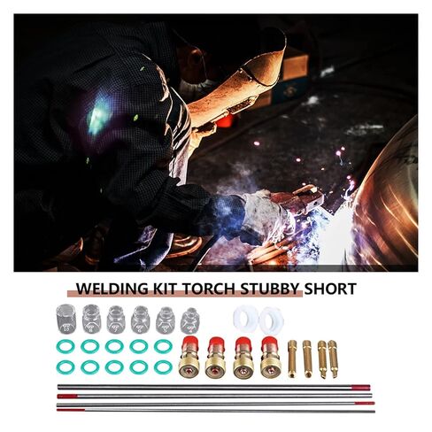 30 قطعة. طقم اللحام، برغي الشعلة، كوب الزجاج الصخري الخشن، إبرة التنغستن WP17 / 18/26 فوهة الملحقات in Kuwait
