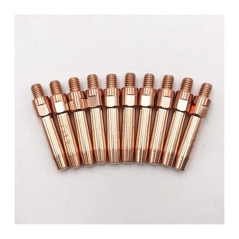 20pcs PANA Type CuCrZr Contact Tips M6×45 for MB 500A Welding Torch Nozzle(1.2mm) in Saudi Arabia