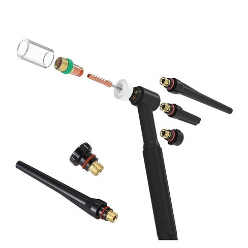 22 براغي شعلة لحام WP-17/18/26 10 مجموعة أكواب زجاجية متينة أداة عملية ملحقات فوهة in Kuwait