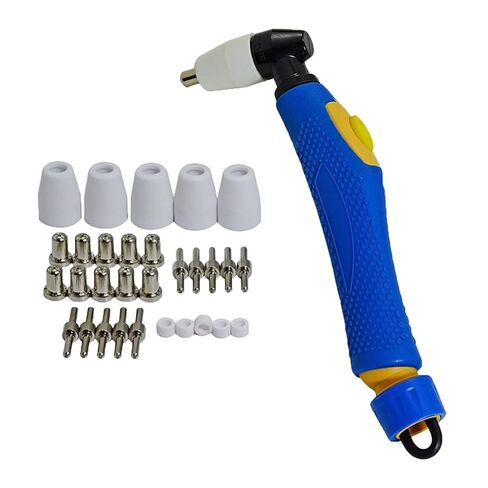 60 قطعة البلازما القاطع تلميح أقطاب وفوهات عدة الملحقات الاستهلاكية ل LG-40 PT-31 أدوات لحام فوهة in Kuwait