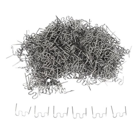 1000 قطعة دبابيس لإصلاح البلاستيك دباسة موجة الوفير إصلاح هيكل السيارة 0.8 مللي متر S فوهة لحام in Kuwait