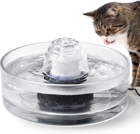 8 Pack Pet Fountain Filters Replacement for Cat Water Fountain, Dog Drinking Dispenser Cat Fountain Filters with 3 Filtration System in Kuwait