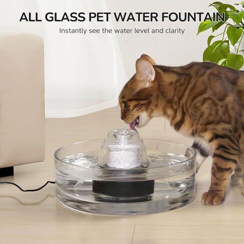 8 Pack Pet Fountain Filters Replacement for Cat Water Fountain, Dog Drinking Dispenser Cat Fountain Filters with 3 Filtration System in Kuwait