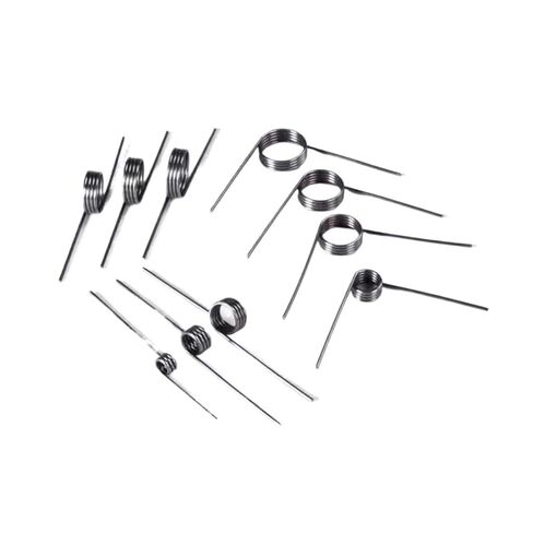 65Mn قطر سلك فولاذي 0.7 مم زاوية زنبركية حلزونية على شكل حرف V 60 درجة 90 درجة 120 درجة 180 درجة 3 لفات/6 لفات/9 لفات عزم الدوران زنبرك 5 قطع (4.2 مم (6 لفات)، 8.0 مم (5 قطع)_0.7 مم (180 درجة)) in Kuwait