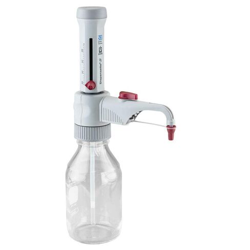 BrandTech 4600121 Dispensette S Analog-Adjustable Bottletop Dispenser with Recirculation Valve, 0.2 mL-2 mL Capacity in Saudi Arabia