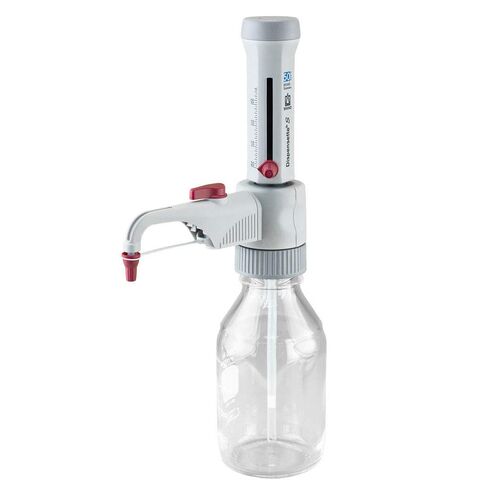 BrandTech 4600121 Dispensette S Analog-Adjustable Bottletop Dispenser with Recirculation Valve, 0.2 mL-2 mL Capacity in Saudi Arabia