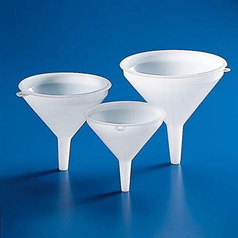 Globe Scientific 600176 Funnel, General Purpose, HDPE, 220 mm Size, 2750 mL, 9.5 mm Height, 13 mm Wide, 15.5 mm Length, High Density Polyethylene (HDPE) (Pack of 5) in Saudi Arabia