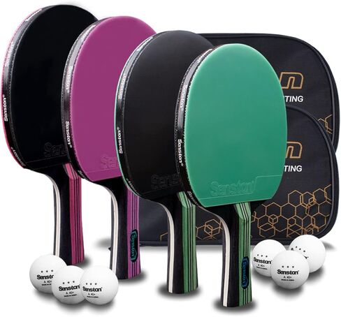 Senston Ping Pong Paddles Family Entertainment 4-Pack Table Tennis Paddles for Entertainment or Competition in Saudi Arabia