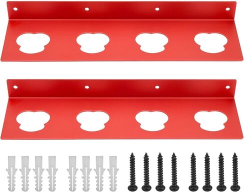 Huthbrother 2-Pack Battery Holder W/Screws for Milwaukee M12, 12V Battery Holder Milwaukee, Wall Mount for Milwaukee 12V Batteries in Kuwait