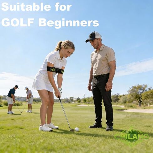 Golf Swing Training Aid, Adjustable 2026 Essential Golf Training Ball Smart Ball Golf Accessories Fix Chicken Wing Improve Swing Stability Assist Golf Swing Trainer for Beginner (T1) in Kuwait