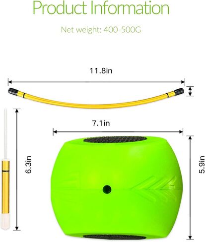 Golf Swing Trainer Ball with Adjustable Velcro Strap – Improve Arm Connection, Swing Path & Tempo, Golf Training Aid for Beginners in Saudi Arabia