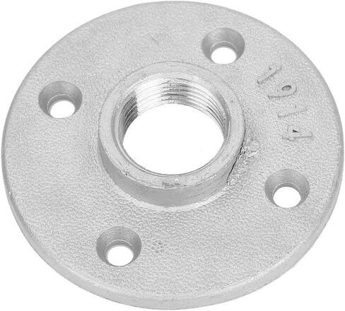 Industrial Strength DN20 Flange 4 Hole Base 3/4 British Thread High Pressure Hardware for Plumbing Pipe Systems 10Pcs Set in Saudi Arabia