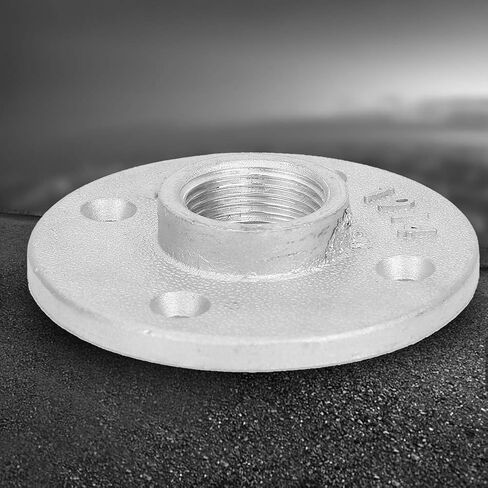 Industrial Strength DN20 Flange 4 Hole Base 3/4 British Thread High Pressure Hardware for Plumbing Pipe Systems 10Pcs Set in Saudi Arabia