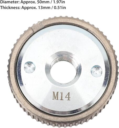 Angle Grinder Pressure Plate, High Strength Alloy Steel Clamping Flange for M14 Nut Cutting Wheels and Grinding Discs, Ideal for DIY Projects and Professional Use in Kuwait