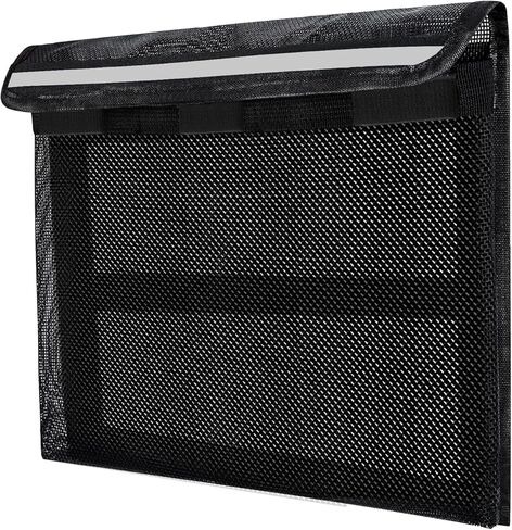 Bolaxin Boat Storage Bag, Boat Storage Caddy Organizer, Reflective Leak-Proof Mesh Bag with Lid, Adhesive Mount, 13.4"x9.8", for Gloves, Flashlight in Saudi Arabia