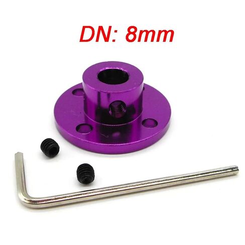 1PC Colorful Aluminum Alloy Flanges 3-8mm Rigid Seat Guide Shaft(Blue 6mm x1PC) in Saudi Arabia