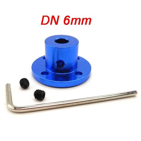 1PC Colorful Aluminum Alloy Flanges 3-8mm Rigid Seat Guide Shaft(Blue 6mm x1PC) in Saudi Arabia