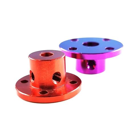1PC Colorful Aluminum Alloy Flanges 3-8mm Rigid Seat Guide Shaft(Blue 6mm x1PC) in Saudi Arabia