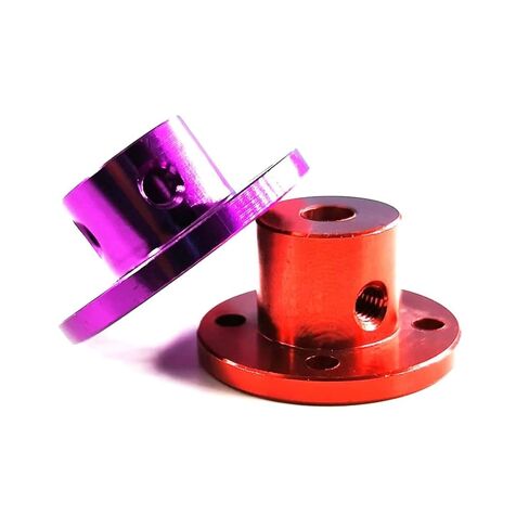 1PC Colorful Aluminum Alloy Flanges 3-8mm Rigid Seat Guide Shaft(Blue 6mm x1PC) in Saudi Arabia