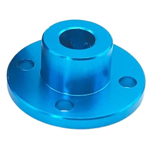 1 قطعة سبائك الألومنيوم جامدة شفة اقتران 3 مللي متر/4 مللي متر/5 مللي متر/6 مللي متر/6.35 مللي متر/8 مللي متر ثقب دليل المحرك رمح موصل (الأزرق الداكن 6 مللي متر) in Kuwait