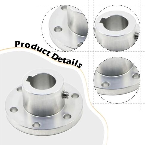 1PC Flange Coupling Zinc Alloy Sturdy for DIY Model Shaft Connection Shaft Axis Fittings Flange Shaft Coupling Rigid(14mm) in Saudi Arabia