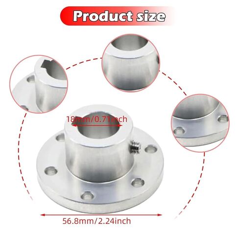 1PC Flange Coupling Zinc Alloy Sturdy for DIY Model Shaft Connection Shaft Axis Fittings Flange Shaft Coupling Rigid(14mm) in Saudi Arabia