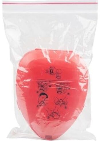 CPR Pocket Mask with Oxygen Inlet and Carrying Case in Kuwait