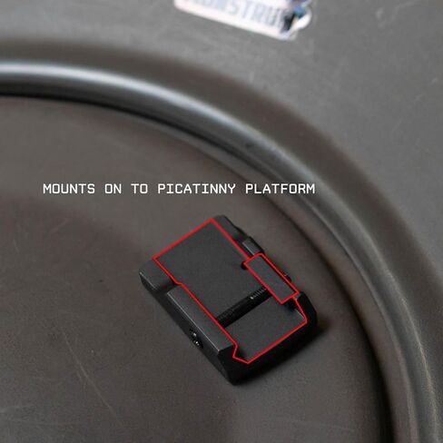 Monstrum 7075 سلسلة Picatinny إلى RMSc Footprint Red Dot محول جبل in Kuwait