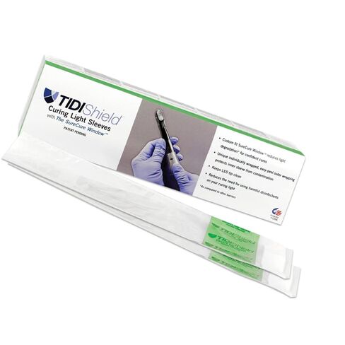 Tidi 21115 Shield Dental Curing Light Sleeve Valo Grand Corded 100/Bx in Saudi Arabia