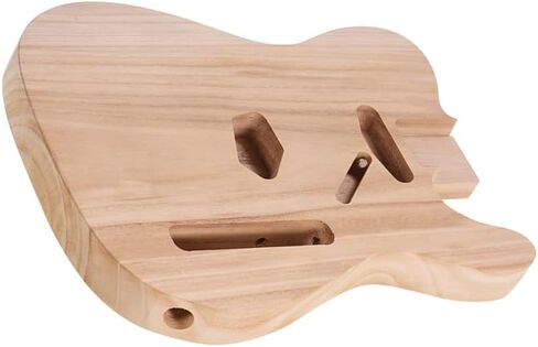 Estink Unfinished Electric Guitar Body Guitar TL Style DIY Parts Solid Sycamore Wood Predrilled Polished for Custom Bass Guitar in Kuwait