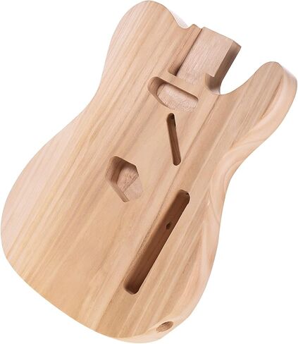 Estink Unfinished Electric Guitar Body Guitar TL Style DIY Parts Solid Sycamore Wood Predrilled Polished for Custom Bass Guitar in Kuwait
