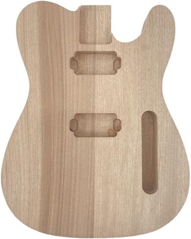 Electric Guitar Body Mahogany Wood Unfinished HH Pickups for the Parts Unfinished Replacement DIY in Saudi Arabia