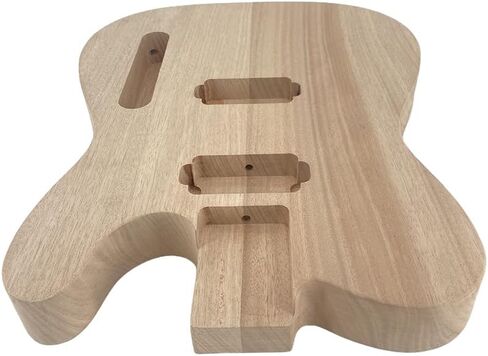 Electric Guitar Body Mahogany Wood Unfinished HH Pickups for the Parts Unfinished Replacement DIY in Kuwait