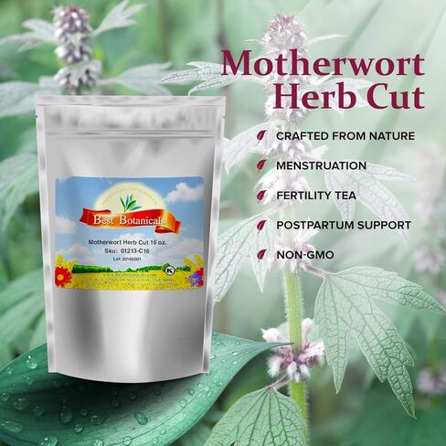 أفضل النباتات، عشبة Motherwort، قطع 16 أوقية. in Kuwait
