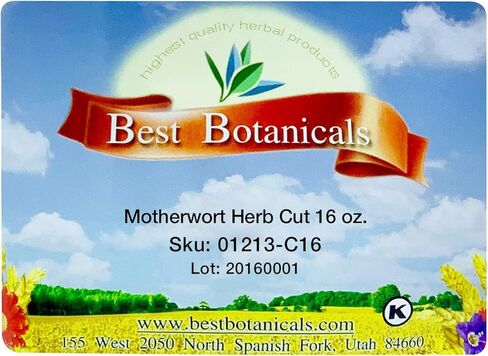أفضل النباتات، عشبة Motherwort، قطع 16 أوقية. in Kuwait